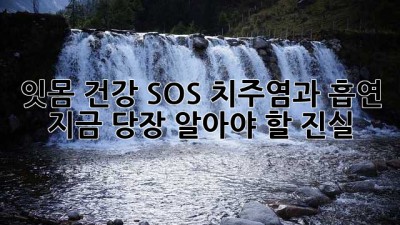잇몸 건강 SOS🚨 치주염과 흡연, 지금 당장 알아야 할 진실!